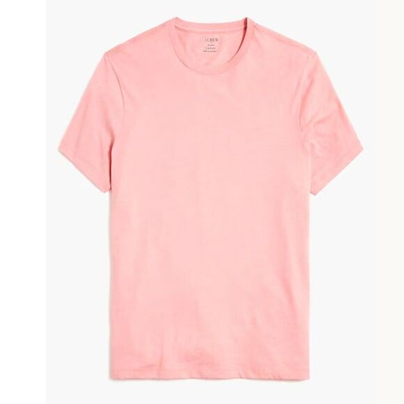 J. Crew Factory L0029 Pink Cotton-blend washed tee NWT size Med - Picture 3 of 8
